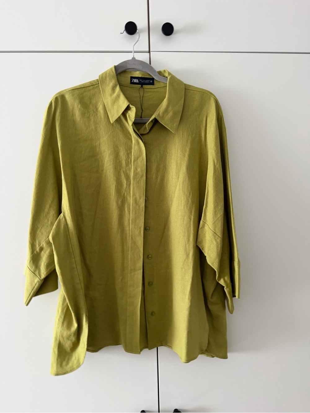 ZARA Lime Green Lightweight Top